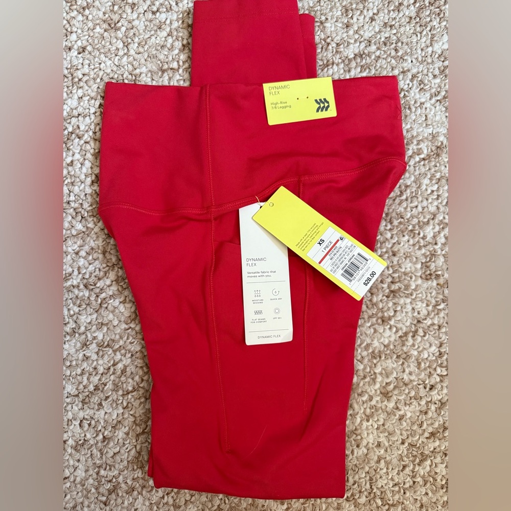 nwt all in motion xs leggings